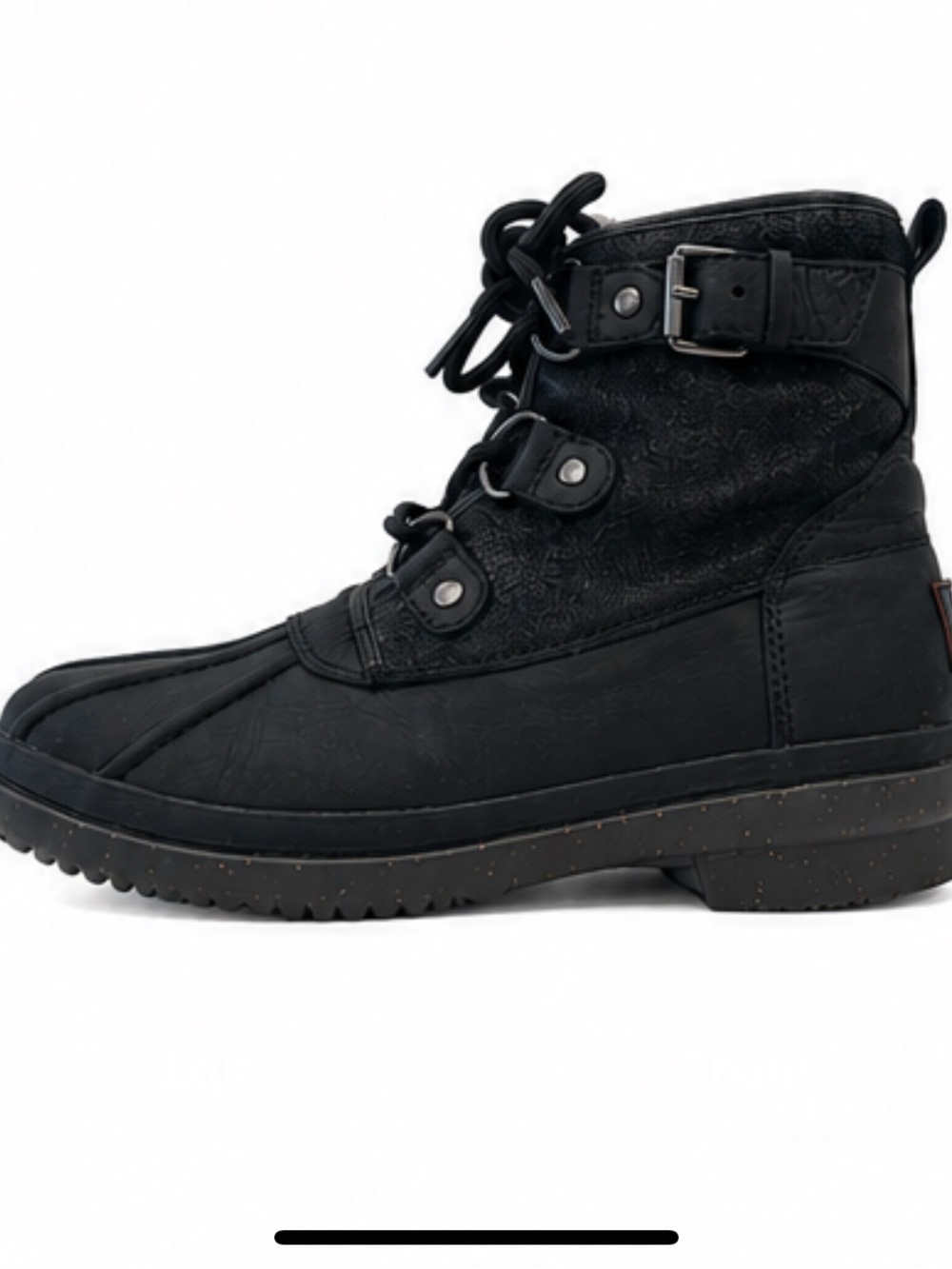 UGG Boots Womens 5.5 Black Cecile Waterproof Fur Lined Lace Up Ankle Duck Winter